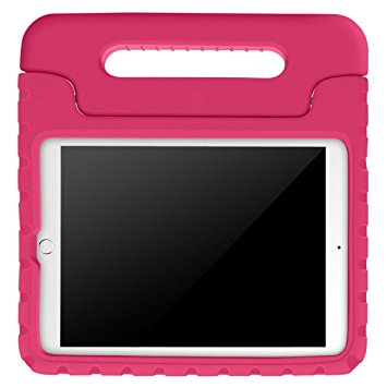 AVAWO Kids Case for Apple iPad Air 2 - Light Weight Shock Proof Soft EVA Handle Cover with Stand For Apple iPad Air 2 Super Protection - Rose