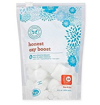 Honest 24-Count Oxy Boost Packs, 4-in-1 cleaning action