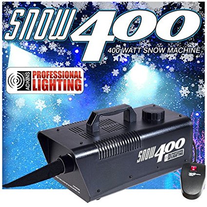 Snow Machine 400 Watt Produces the illusion of real snow. Make it snow for your Holiday.