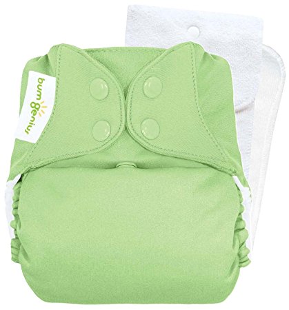 bumGenius Original One-Size Pocket-Style Cloth Diaper 5.0 (Grasshopper)