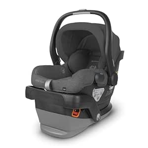 UPPAbaby Mesa V2 Infant Car Seat/Easy Installation/Innovative SmartSecure Technology/Base   Robust Infant Insert Included/Direct Stroller Attachment/Greyson (Charcoal Mélange)