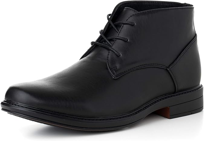 alpine swiss Mens Leather Lined Dressy Ankle Boots