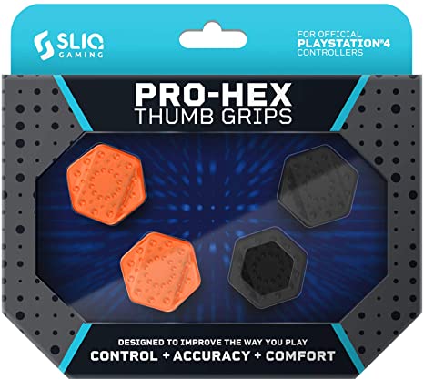 Sliq Gaming PS4|PS5 Pro-Hex Thumb Stick Grips – Playstation 4|PS5