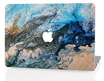 KEC MacBook Pro Retina 13 Inch Case Plastic Hard Shell Cover Protective A1502 / A1425 (Sea)