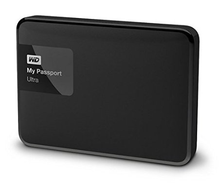 WD My Passport Ultra Premium Portable External Hard Drive 2 TB USB 30 - Black