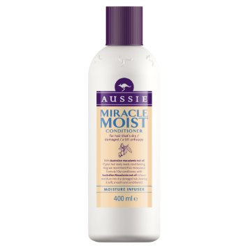 Aussie Conditioner Miracle Moist for Dry Damaged Hair - 400 ml
