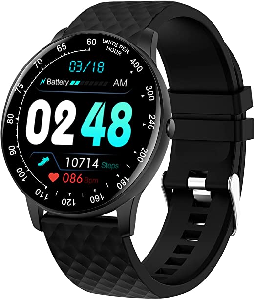 Smart Watch,Fitness Tracker Watch with Blood Pressure Heart Rate Monitor IP67 Waterproof Bluetooth Smartwatch Smart Bracelet Sports Activity Watch Compatible Android iOS Phones for Men Women Upgraded