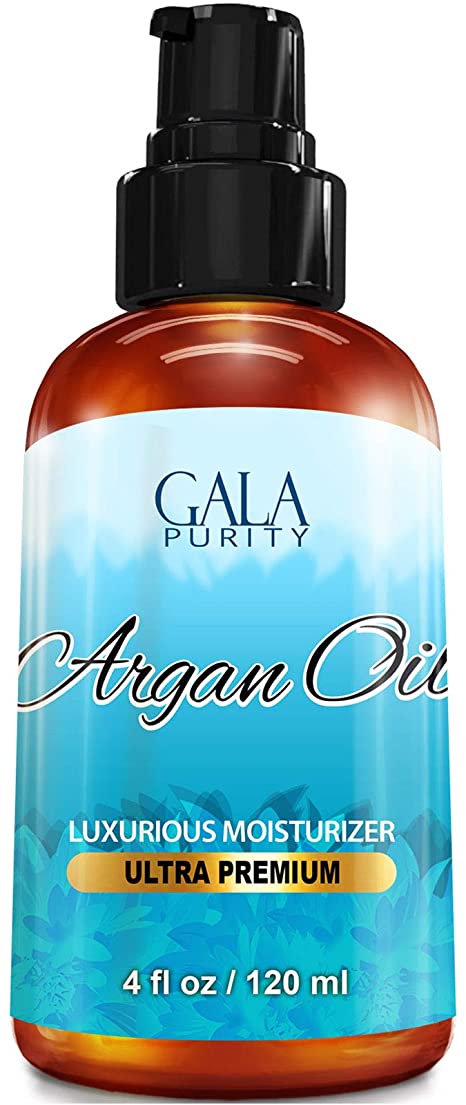 Virgin Argan Oil - Large 4oz - Moroccan Variety, Best All Natural Moisturizer for Hair, Skin, Face and Nails: Conditioning, Anti-Aging, Eliminate Dryness, Improve Skin, Acne, Nails & Cuticles