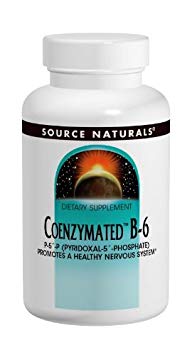 Source Naturals Coenzymated B-6 100mg, Promotes a Healthy Nervous System,60 Tablets