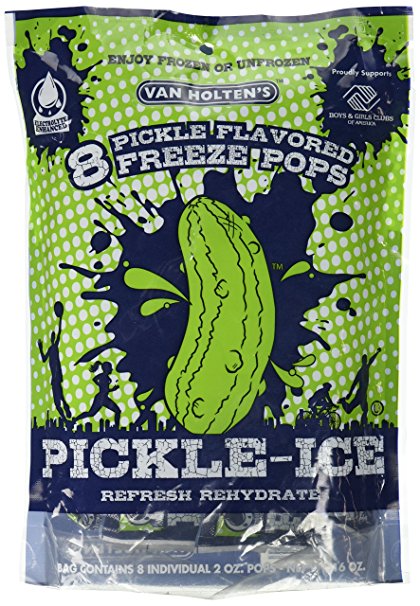 Van Holtens - Pickle Ice Freeze Pops - 8 Pack