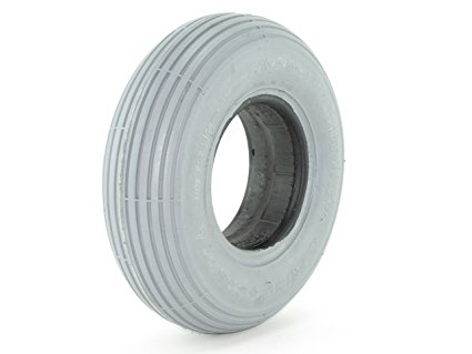 2.80/2.50-4 Solid Foam Filled Tire - Ribbed Tread - Primo Spirit