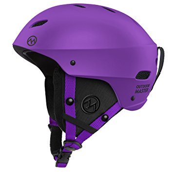 OutdoorMaster Ski Helmet - with Certified Safety, 9 Different Color Options - for Men & Women & Young