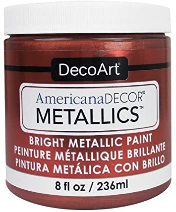 DecoArt Ameri Deco MTLC Americana Decor Metallics 8oz Copper, 8 Fl Oz (Pack of 1)