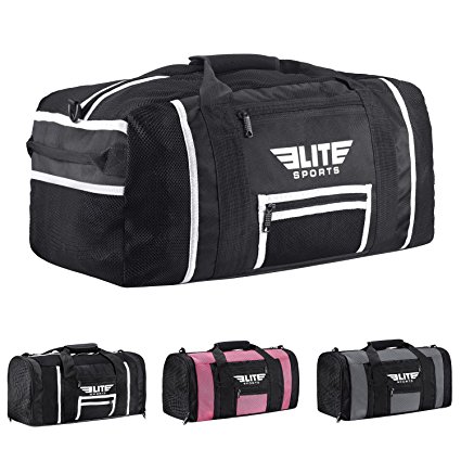 NEW ITEM Elite Sports Ventilated Mesh Duffel Gym Bag