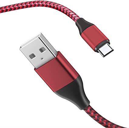 [2 PCS] USB Type C Cable, 10FT Charging Cord for Samsung Galaxy Tab S6 S5E, S4 10.5(2018), S3 9.7(2017), Tab A 10.1(2019), 10.5(2018) Tablet, S10 S9 S8 Plus Charger Cable