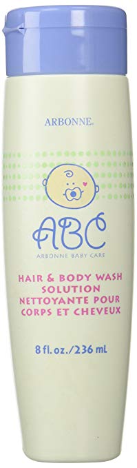 Arbonne Baby Care (ABC) Hair & Body Wash Solution, 8 oz.