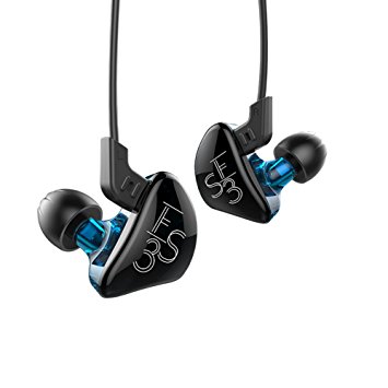 KZ ES3 Dynamic Hybrid Dual Driver In Ear Headphones (Blue without Mic)