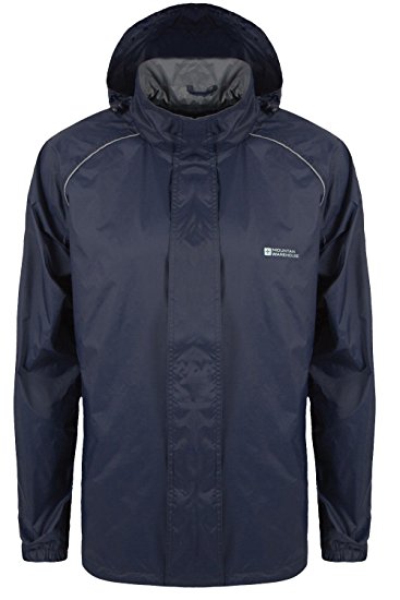 Mountain Warehouse Pakka Mens Waterproof Rain Jacket Lightweight