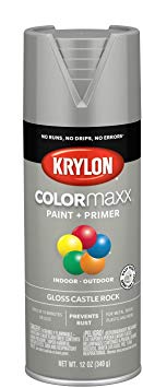 Krylon K05509007 COLORmaxx Spray Paint, Aerosol, Castle Rock