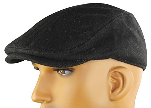 MINAKOLIFE Mens Womens Soft Wool Newsboy Hat Flat Cap Ivy Stretch Driver Hunting Hat