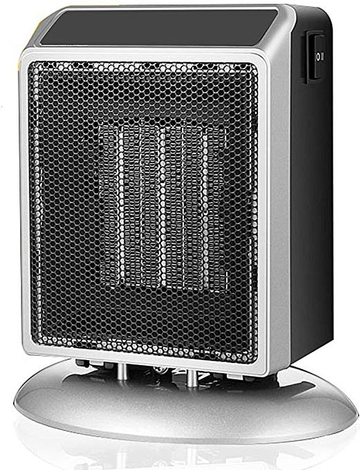 Small Ceramic Space Heater,Quiet Electric Portable Heater Fan,Heater with Thermostat with Tip-Over Protection and Overheat Protection for Home &Dorm& Office &Desktop and Kitchen