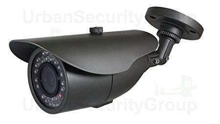USG 900TVL Bullet Security Camera   100ft Nighttime IR LEDs   Weatherproof   Super CMOS Chip   Built-In IR Cut Filter