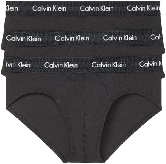 Calvin Klein Mens Cotton Stretch Multipack Hip Briefs