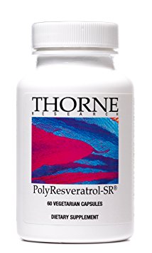 Thorne Research - PolyResveratrol-SR - Trans-Resveratrol Supplement for Healthy Aging - 60 Capsules