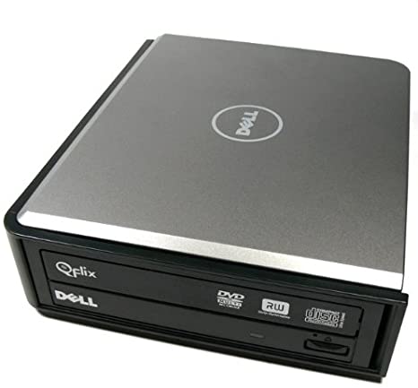 Dell Qflix DX-20A6Q 20x DVD±RW DL USB 2.0 External Drive w/Software (Black/Gray)