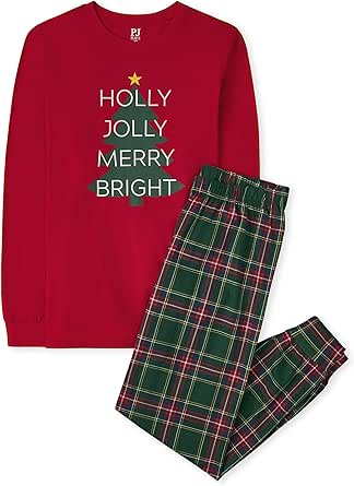 The Children's Place Family Matching, Festive Christmas Pajama Sets, Cotton