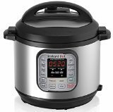 Instant Pot IP-DUO60 7-in-1 Programmable Pressure Cooker 6Qt1000W Stainless Steel Cooking Pot and Exterior Latest 3rd Generation Technology