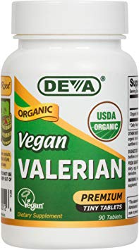 Deva Vegan Vitamins Valerian Organic Tabs, 90 Count