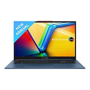 (Refurbished) ASUS Vivobook S 15 OLED (2023), Intel Core EVO i7-13700H 13th Gen, 15.6" (39.62 cm) 2.8K 120Hz OLED, Thin & Light Laptop (16GB/512GB SSD/Iris Xe/Win 11/Office 2021/75WHr/Blue/1.7 kg) S5504VA-MA741WS