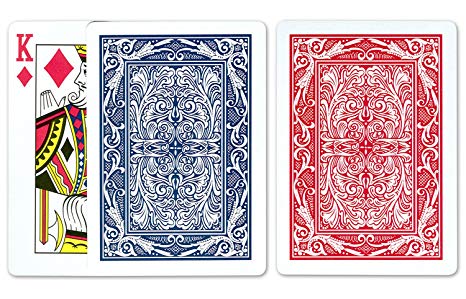 Maverick Playing Cards: 12 Decks of Maverick Poker Playing Cards (6 Red and 6 Blue Decks)