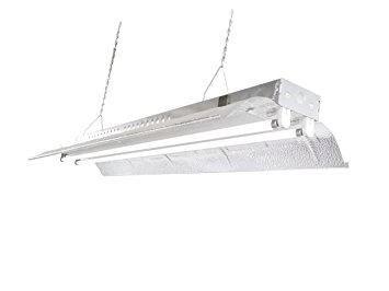 T5 HO Grow Light - 4 FT 2 Lamps - DL842 Fluorescent Hydroponic Indoor Fixture Bloom Veg Daisy Chain with Bulbs