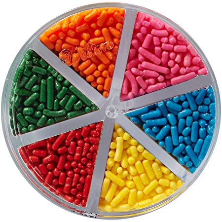 Wilton Jimmies Rainbow Sprinkle Assortment, 3.2 oz. - Cake Decorating Supplies