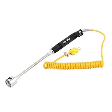 uxcell NR-81532B -50 to 500C K Type Handheld Surface Thermocouple Probe for Digital Thermometer