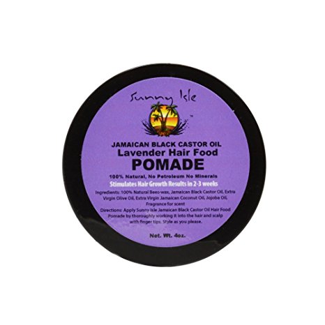 Sunny Isle 4-ounce Lavender Jamaican Black Castor Oil Hair Pomade