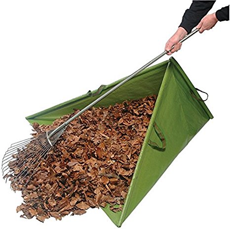 Leaf Collector Tripod Bag (46 x 24 high) - dark green polyethylene