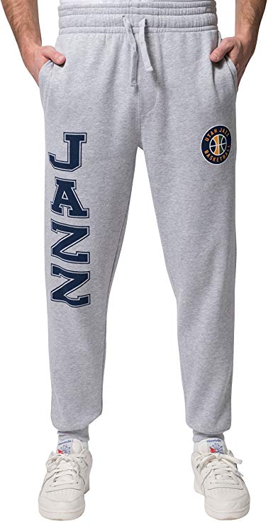UNK NBA Men's Jogger Pants Active Basic Soft Terry Sweatpants, Gray