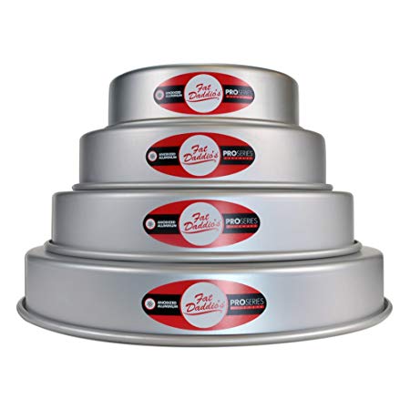 Fat Daddios Fat Daddio's 4 Tier 6", 8", 10" and 12" Round Pan Set