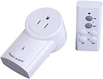 Wireless Remote Control Socket,Remote Control Switch for Smart Home Socket US（1 1） Plug and Go