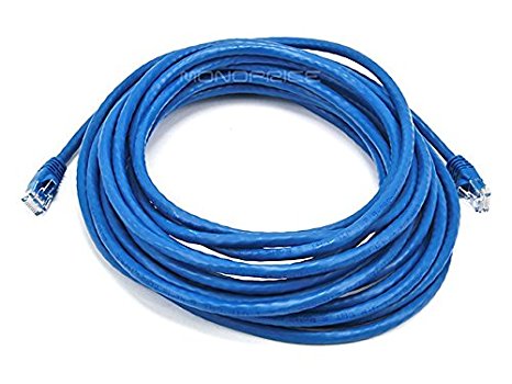 eForCity CAT6 Network Ethernet Cable - 25 FT / 7.6 M , Blue