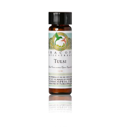 Tulsi Essential Oil (Holy Basil Essential Oil) 1/2 oz (15 ml) by Floracopeia