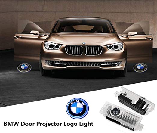 WFB Led Car Door Projectors Welcome Courtesy HD Shadow Logo Light 2Pcs Compatible for BMW