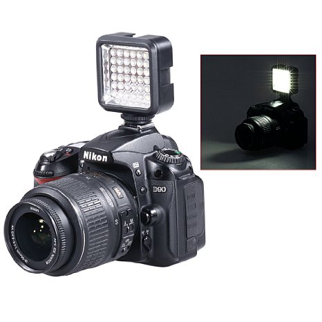 Bestlight® Ultra-Bright LED 36 Camera / Video Light with Rechargeable Battery Pack and Charger for Canon, Nikon, Olympus, Pentax DSLR, Mini-DSLR and Camcorders