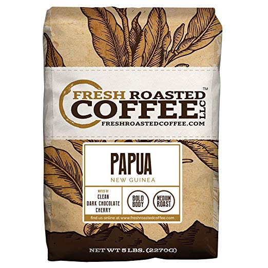 Papua New Guinea, Whole Bean, Fresh Roasted Coffee LLC (5 lb.)