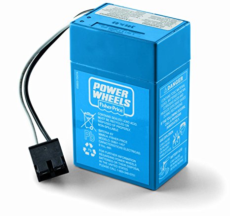 Fisher-Price Power Wheels Junior 6-Volt Rechargeable Replacement Battery