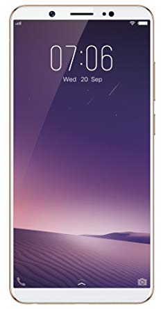 New Vivo V7  Unlocked Dual SIM (4G 4G) 5.99" Fullview Display- 4GB RAM- 16MP Primary 24MP Front Facing Camera- GOLD- 64GB