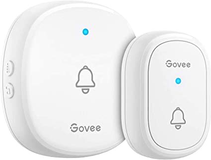 Govee Wireless Doorbell, Smart Doorbell with 660ft Range and 36 Melodies, 5 Volume Levels, Mute Mode, LED Flash Alerts for Home, Office, Schools